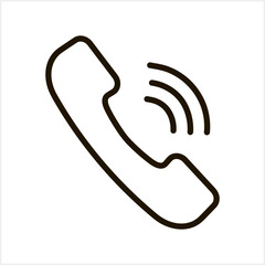 Communication icon. Phone sign. Call vector illustration