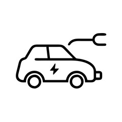 Electric car icon vector illustration