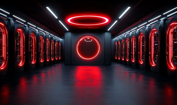 Quantum Computing Lab for Financial Modeling, a cutting-edge workspace showcasing advanced technology and collaborative research for finance innovation.