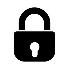 Security lock icon. Privacy and data protection