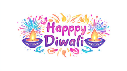 Obraz premium Happy Diwali