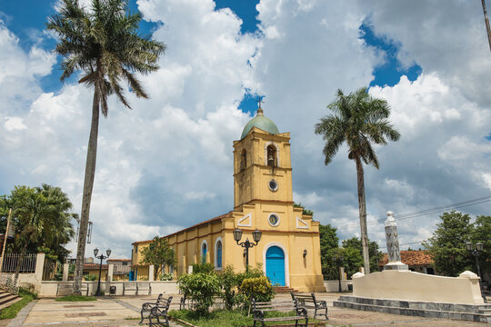Colonial church in Vinales Valley, Pinar del Rio, Cuba