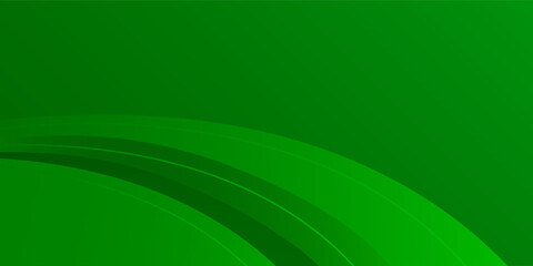Abstract green curve background. Fluid shapes composition simple abstract