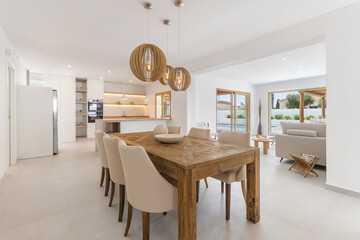 Elegant Ibizan villa with sleek modern interior design