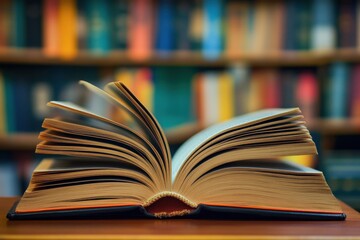 Fototapeta premium Worldwide literacy appreciation day commemorated with books and stories