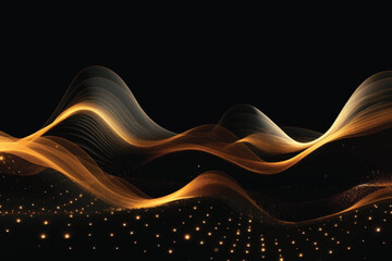 Gold glitter light backgrounds abstract