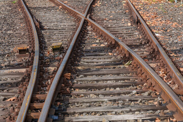 Obraz premium Historisch Eisenbahnen im Ruhrgebiet