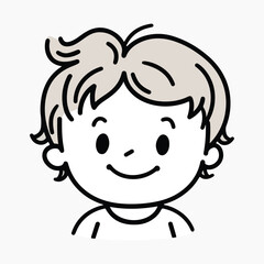Cute cartoon child illustration