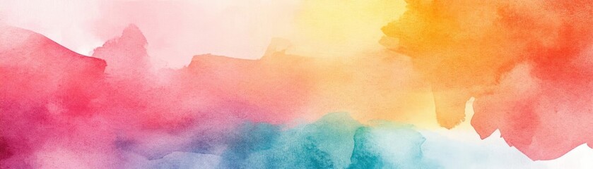 Blurred brush strokes, dynamic abstract expression, soft color gradients, artistic watercolor background, Watercolor style