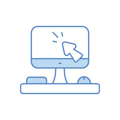 Computer  vector icon