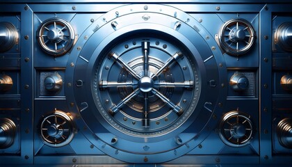 Bank vault door