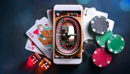 Obraz premium online casino elements