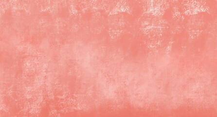 Textured coral background with cracked and vintage wallpaper 