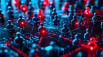 Cybersecurity Breach Simulation with Red Team and Blue Team Tactics Enhancing Organizational Defense Cybersecurity Concept