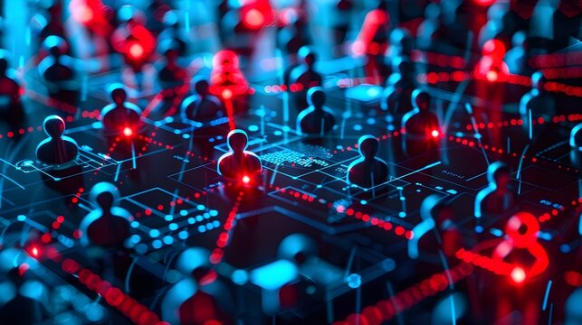 Cybersecurity Breach Simulation with Red Team and Blue Team Tactics Enhancing Organizational Defense Cybersecurity Concept