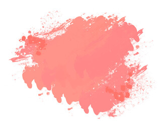 Abstract watercolor brush strokes.Splashed paint.