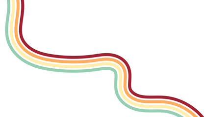 Abstract retro rainbow background. Contemporary style. Colorful rainbow. Grunge texture. Panoramic wallpaper. Decorative art. banner, cover, poster, card, flyer, web. Vector illustration