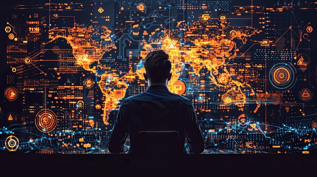 Fondo tecnologicos y cient&iacute;ficos Ingenier&iacute;a informatica y concepto de cadena de bloques. Big data y comunicacion. Internet y analisis de datos en la web. Trabajo en equipo y programacion