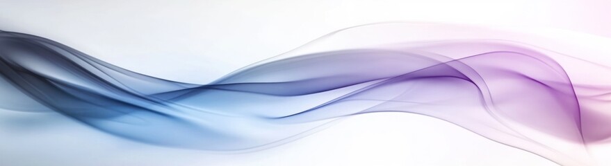 Obraz premium Abstract Blue and Purple Smoke Waves