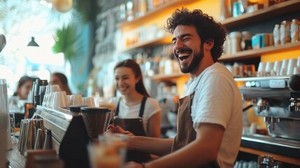 friends enjoying a coffee shop visit with laughter and conversation highlighting the social aspect and casual ambiance of their gathering
