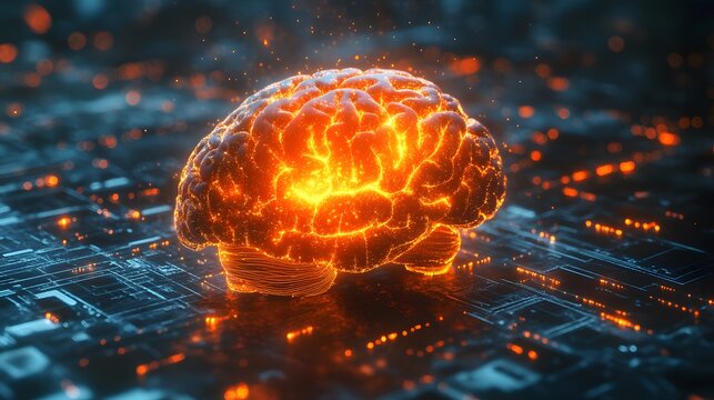 The Fusion of Neural Networks and Advanced Circuitry. Illuminating Intelligence: A Glimpse into the Future of Artificial Brains.
