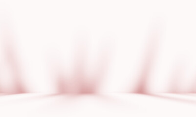 Empty brown red room studio with leaves shadow overlay on the wall and floor. Summer, Autumn backdrop. Product presentation, Marketing display rooms. Cosmetic showroom. Minimal Mock up design.