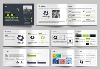 Brand Guideline Template Design Landscape