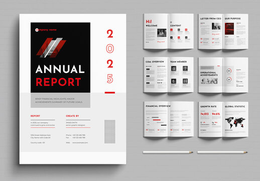 Annual Report Layout