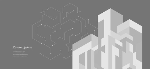 幾何学 抽象 建築 テクノロジー ビジネス 背景