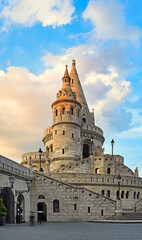 Fototapeta premium Fishermen's Bastion in the sunset,Budapest,Hungary