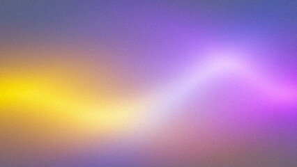 Abstract glowing pink purple blue orange grainy summer poster design background. Colorful grainy gradient soft glowing backdrop design, web header, banner.