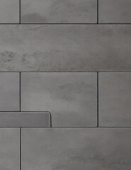 Gray stone brick wall texture stonework and masonry, vintage style facade rough surface