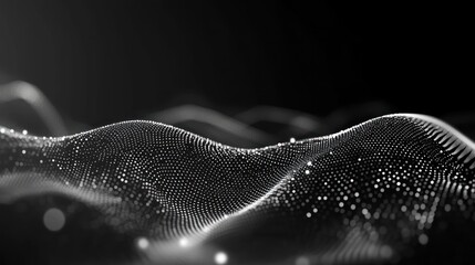 abstract technology particles mesh background