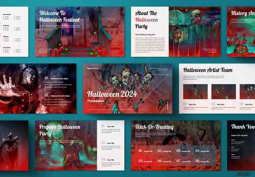 The Halloween Presentation Template