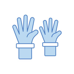 Raise Hand vector icon
