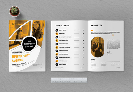 Employee Policy Handbook Layout