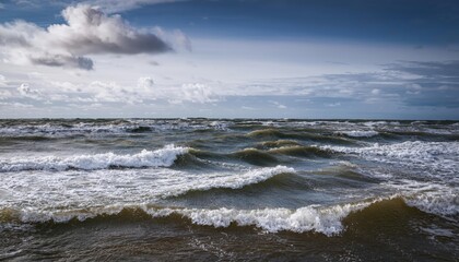Fototapeta premium rough sea waters