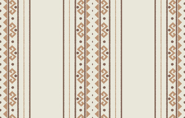 Ethnic abstract ikat art. Aztec ornament print. geometric ethnic pattern seamless  color oriental.  Design for background ,curtain, carpet, wallpaper, clothing, wrapping, Batik, vector illustration.