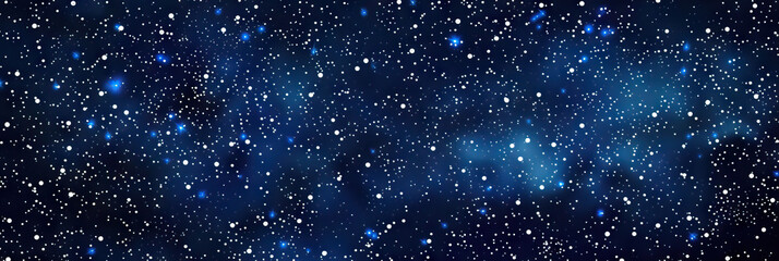 Obraz premium Navy Starry Night: A starry sky filled with twinkling stars, lending an air of sophistication and elegance to any setting.