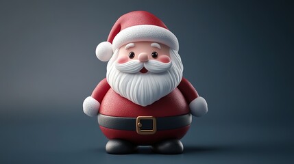 Obraz premium Cartoon illustration of celebration of Christmas,generated with AI.