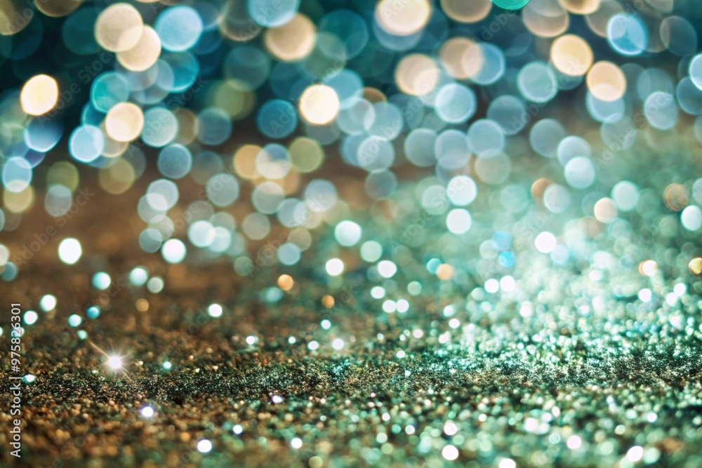 Wall mural abstract bokeh background