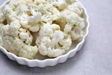 Cauliflowe, vegetable excellent source of fiber