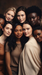Obraz premium Let's bring together people from all walks of life and capture their unique beauty in a group photo