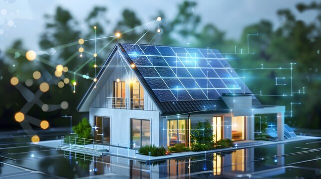 Smart Home Energy Management System with Solar Panels and Battery Storage Promoting Sustainability