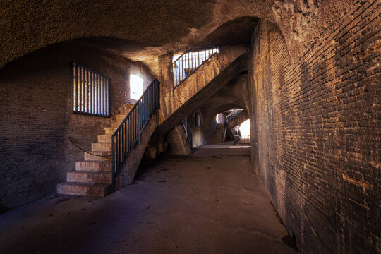Stairs leading to the upper part of The Colosseum