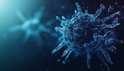 Intricate Visualization of a Virus Structure Enhanced by Advanced Nanotechnology Techniques