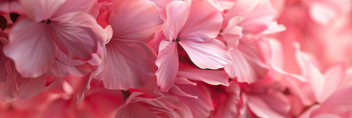 Fototapeta premium Pink Petals:A delicate, floral background with soft pink hues and petal details, ideal for brands in the beauty or feminine products category.