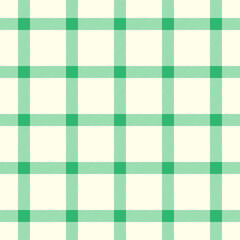 Sexy check textile pattern, repeatable patterns seamless fabric tartan. Daisy vector background texture plaid in white and green colors.