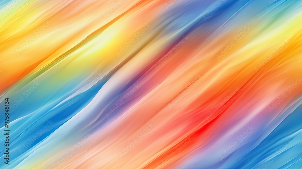 Poster vibrant swirl of colors creates a captivating abstract art piece with gradients and flow