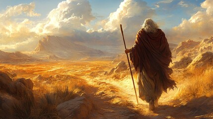 israelites in exodus led by moses journey to the promised land a biblical story of divine intervention faith desert migration spiritual guidance freedom struggle and promise